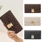 RFID Antimagnetic Zipper Women's Wallet Large Capacity Handbag