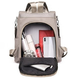 Hot Women's Backpack Casual Nylon Solid School Bag Detachable Shoulder Strap