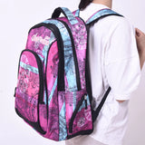 Hot Men Women Print Backpacks Mochila Rucksack Nylon Bags Retro Casual