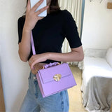 Soft PU Leather Shoulder Bag with Chain Crossbody