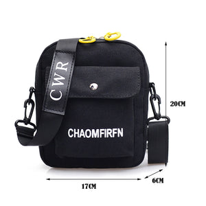 INS Women Canvas Letter Printed Crossbody Bags Purse Tote bolsas