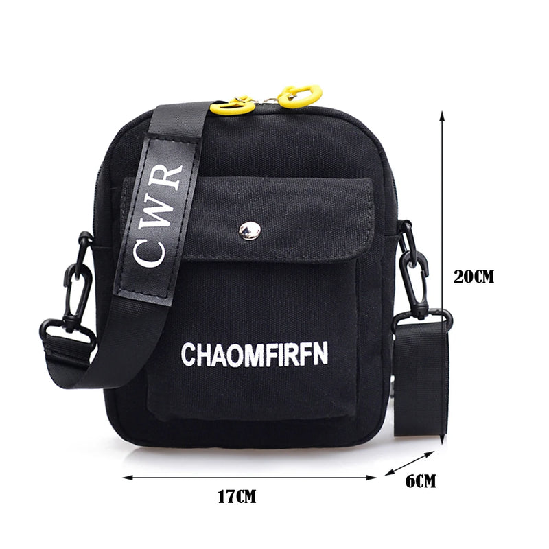 INS Women Canvas Letter Printed Crossbody Bags Purse Tote bolsas