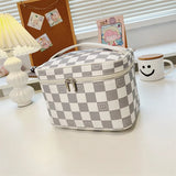 Large Capacity Makeup Bag Portable Advanced Sense Cosmetic Box Travel
