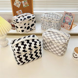 Large Capacity Makeup Bag Portable Advanced Sense Cosmetic Box Travel