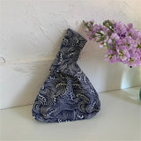 Japanese Mini Knot Wrist Bag Waterproof Women's Handbag Purses