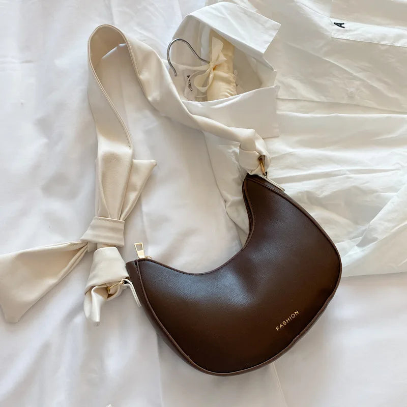 Japanese Style Dumpling Bag Single Shoulder Messenger Crossbody Bag