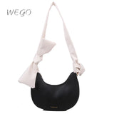 Japanese Style Dumpling Bag Single Shoulder Messenger Crossbody Bag