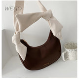 Japanese Style Dumpling Bag Single Shoulder Messenger Crossbody Bag