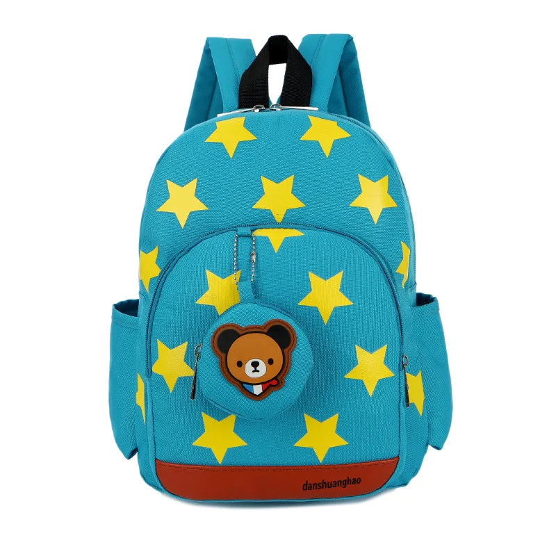 Kids Backpacks Cartoon Printed School Bags for Kindergarten Girls Boys