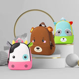 3D Cartoon Animal Backpack Unisex Daily Waterproof School Bag for Toddler