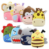 Cartoon 3D Animals Backpack Toddler School Bag