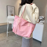 Korea Japanese Style Women Large-capacity Nylon Shoulder Bag