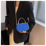 Candy Ins Girl's Handheld Crossbody Chain Box Bag