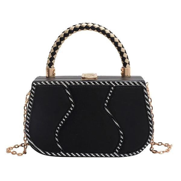 Candy Ins Girl's Handheld Crossbody Chain Box Bag