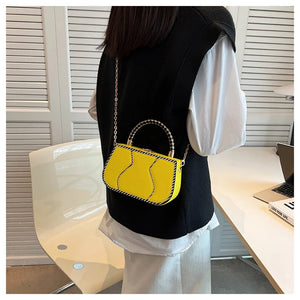 Candy Ins Girl's Handheld Crossbody Chain Box Bag