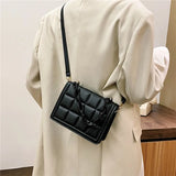 Embossed Square Shoulder Bag Mini Crossbody