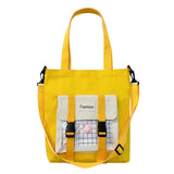 Japanese College Student Bag Large-capacity Canvas Handbag