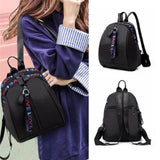 Women Mini Backpack Oxford Shoulder Bag Small Bagpack