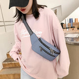 Diamond Lattice Ladies Chest Bag Female Shoulder Waist Packs