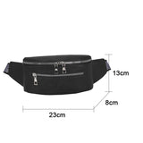 Diamond Lattice Ladies Chest Bag Female Shoulder Waist Packs