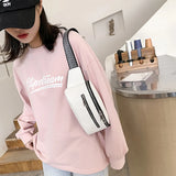 Diamond Lattice Ladies Chest Bag Female Shoulder Waist Packs