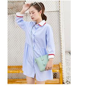 Sweet Printing Bucket Bag Large Capacity Crossbody Bag