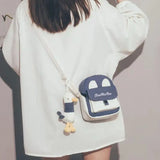 Canvas Small Square Bag Multifunctional Phone Package