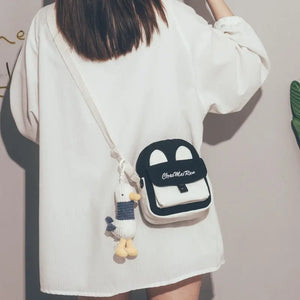 Canvas Small Square Bag Multifunctional Phone Package