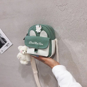 Canvas Small Square Bag Multifunctional Phone Package