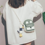 Canvas Small Square Bag Multifunctional Phone Package