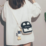 Canvas Small Square Bag Multifunctional Phone Package