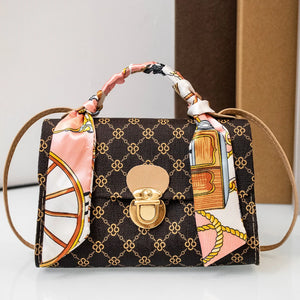 Fresh Summer Women's Handbag Flower Material Small Square Totes