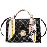 Fresh Summer Women's Handbag Flower Material Small Square Totes