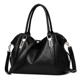 Women's Soft Leather Tote Bag with Adjustable Shoulder Strap