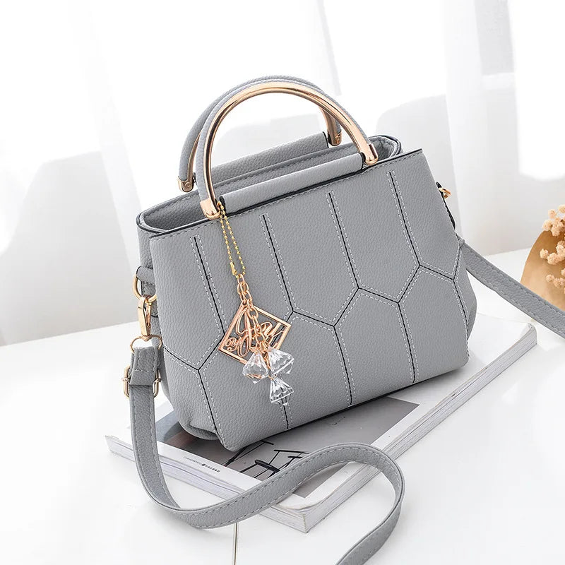 Adjustable PU Leather Shoulder Bag Strap Handbag