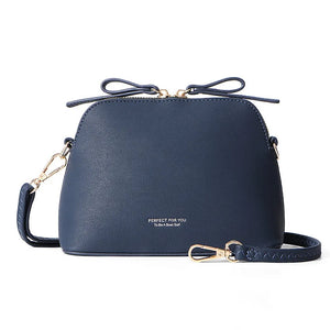 Ladies PU Leather Shoulder Bag Women Messenger Bag Shell Bag