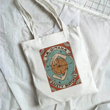 Strawberry Canvas Tote Bag Reusable Shopping Bag Women's School Bag