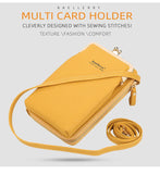 Ladies Small Shoulder Bag Women Summer Female Purse Top Phone Pocket Yellow