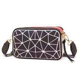 Geometric Small Shoulder Bag Crossbody Bags for Women Laser Messenger Bag