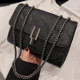 Tassel Messenger Bag for Women Rhombus Shoulder Chain Handbag