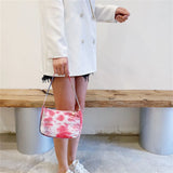 Tie-Dye Canvas Shoulder Bag Messenger Bag All-Match Handbag