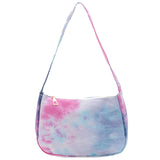 Tie-Dye Canvas Shoulder Bag Messenger Bag All-Match Handbag