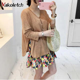 Vintage Straw Knitted Round Handbag Beach Tote