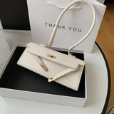 Lady Armpit Hand Bag Girl Versatile One-shoulder Bag Woman Soft Handle Buckle