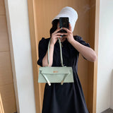 Lady Armpit Hand Bag Girl Versatile One-shoulder Bag Woman Soft Handle Buckle