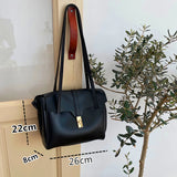 Lady Travel Bucket Bag Soft Leather Tote Shoulder Crossbo