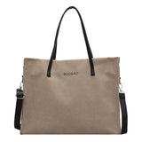 Large Canvas Tote Bag Women Shopping Shoulder Bag Solid Handle Reusable Tote