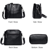 Large Capacity Anti Theft Messenger Bag Fashionable Women Shoulder Bags
