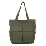 Large Capacity Soft Denim Shoulder Bag for Travel