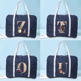 Large Capacity Duffle Bag Folding Travel Bags Luggage Handbag Printed